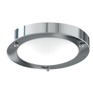 1131-31CC Bathroom Flush Ceiling Light Chrome - Polished