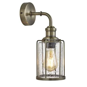 1261AB PIPES WALL LIGHT ANTIQUE BRASS