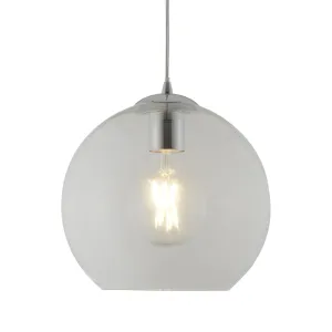 1621CL Balls Clear 25cm Single Pendant
