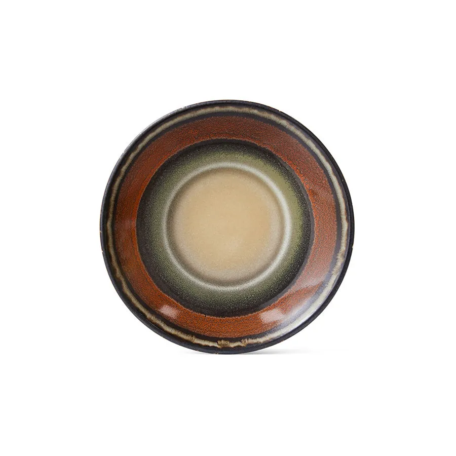 70s Ceramics: Saucers Roasts (Set of 4)