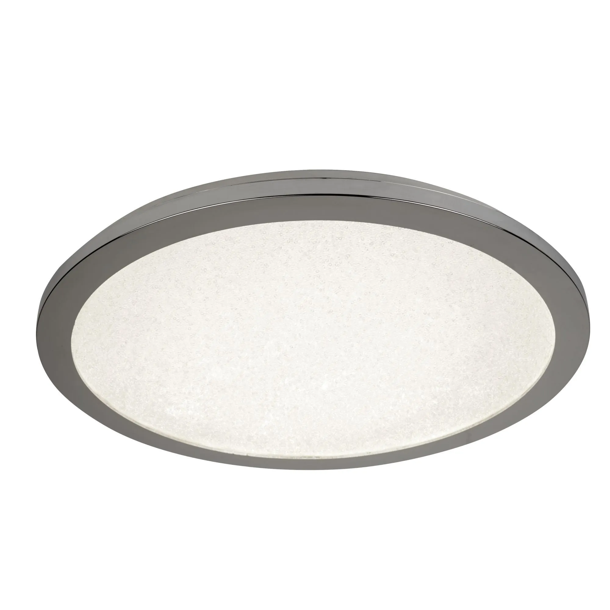 8100-40CC Led Flush Ceiling Light 40cm Chrome