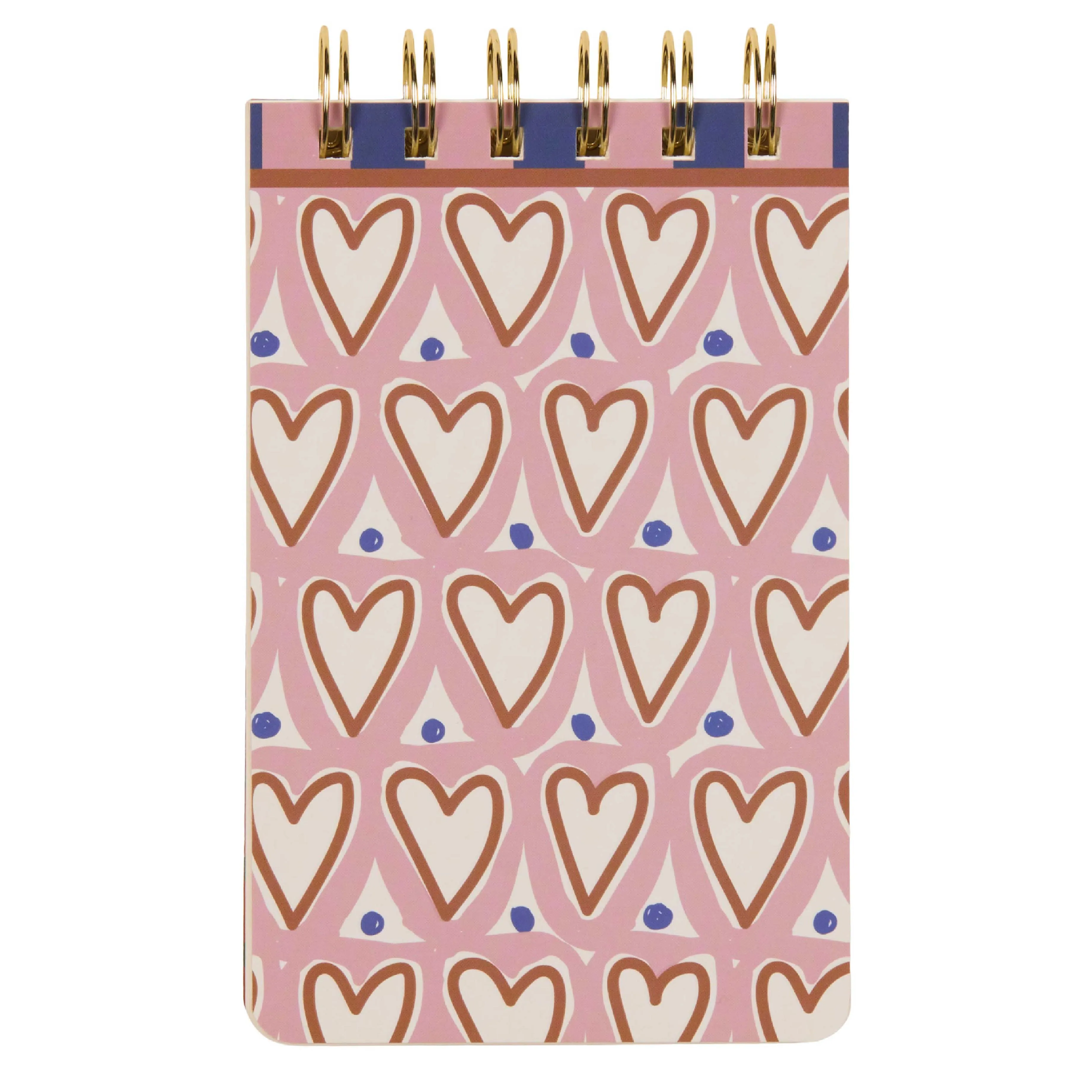 A Dopo Hearts Twin Wire Notepad
