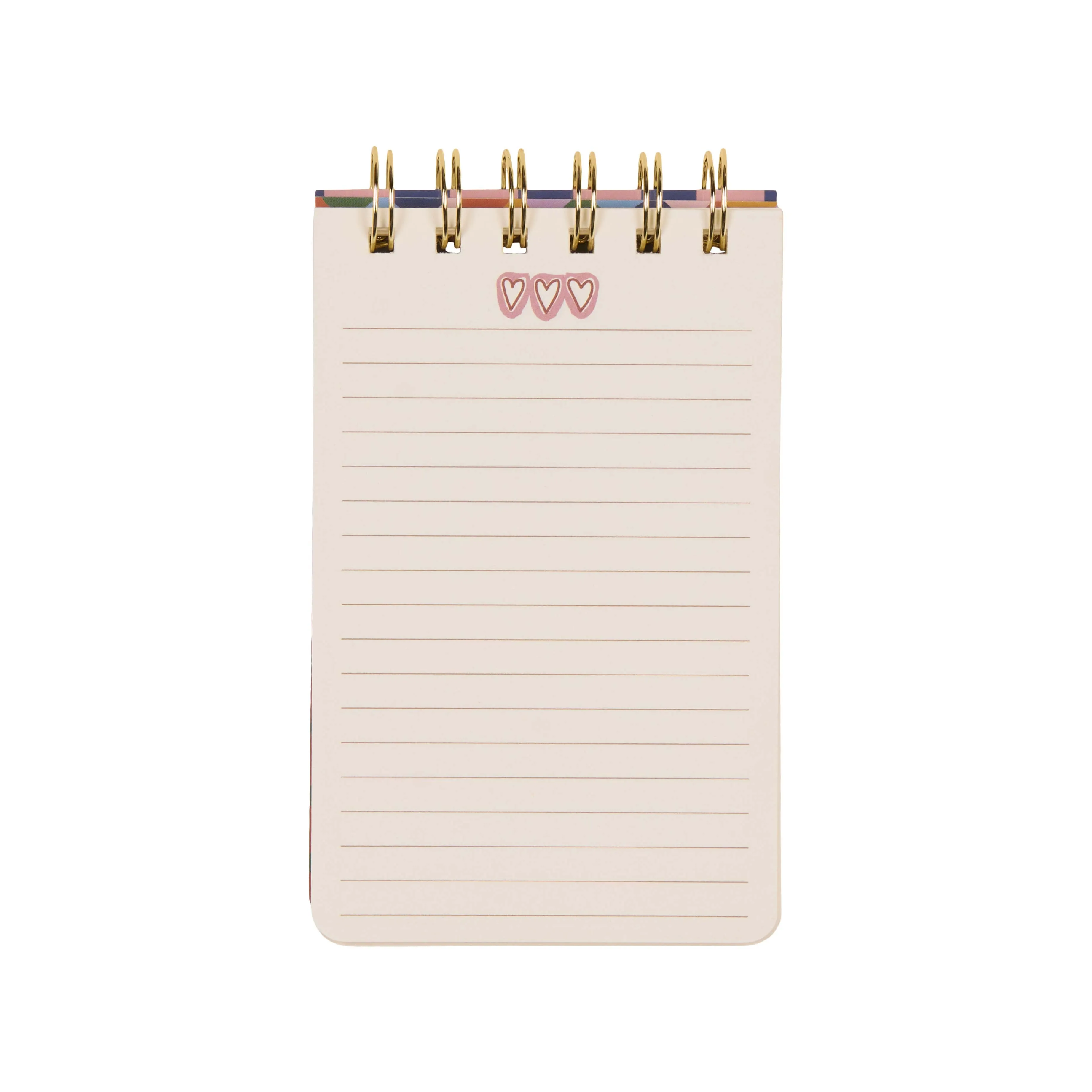 A Dopo Hearts Twin Wire Notepad