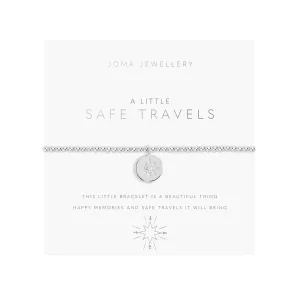 A Little 'Safe Travels' Bracelet | Silver Plated