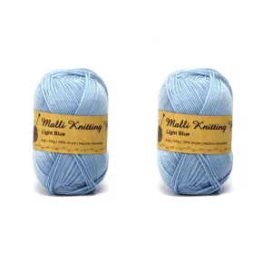 Acrylic Yarn, Light Blue