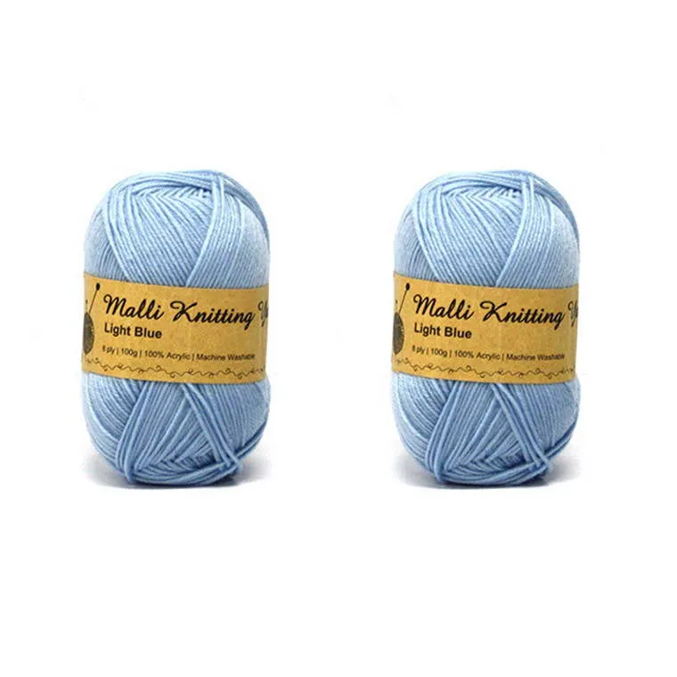 Acrylic Yarn, Light Blue