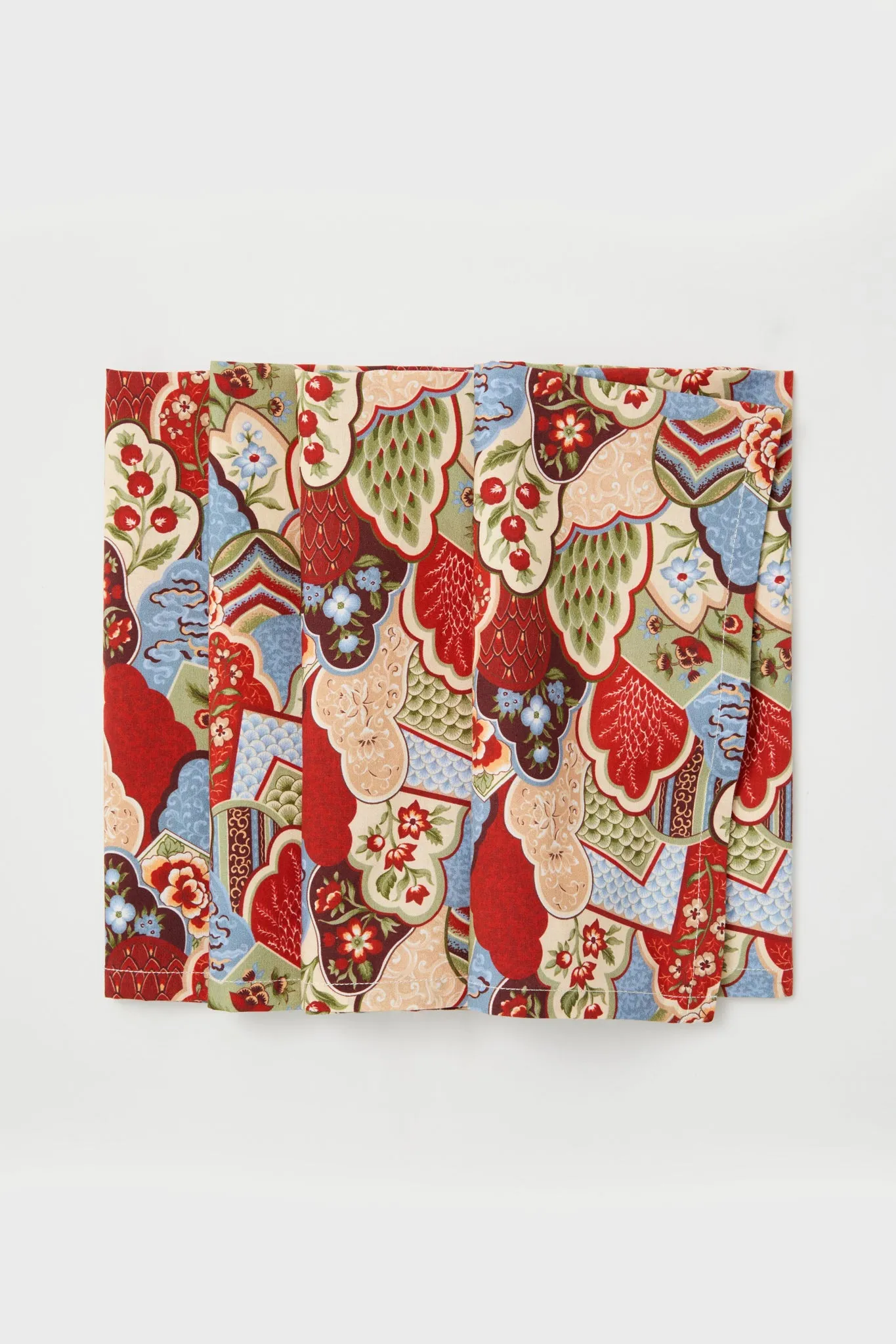 Americana Collage Printed Napkins Set of 4