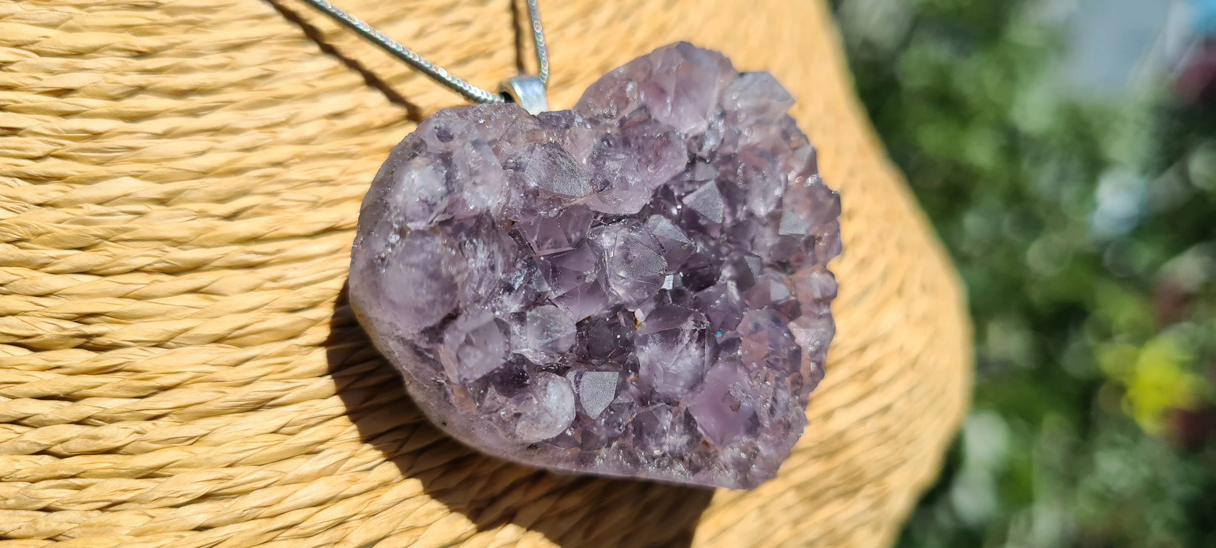 AMETHYST DRUZE PENDANTS 4-5CM