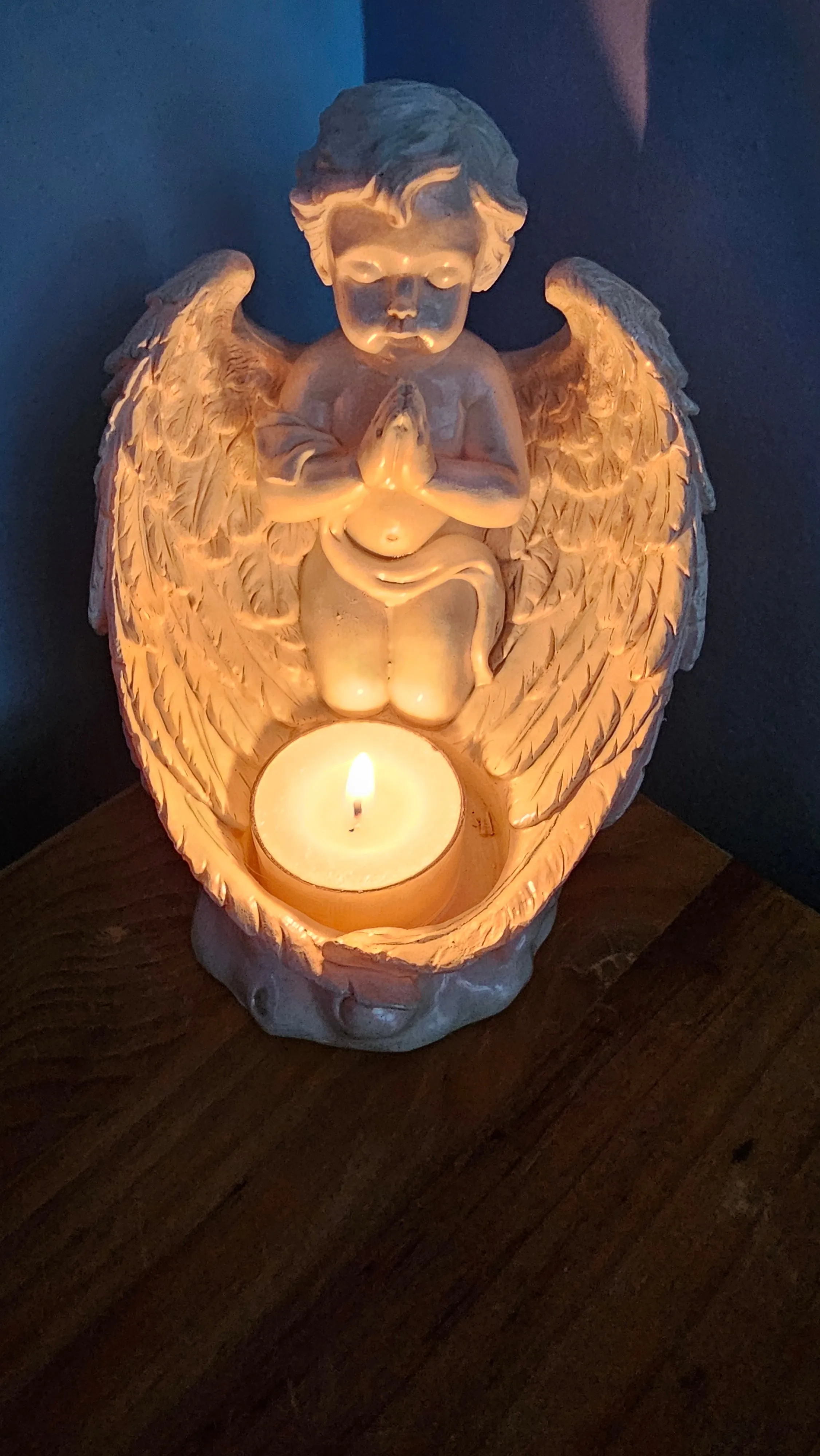 ANGEL CANDLE HOLDERS