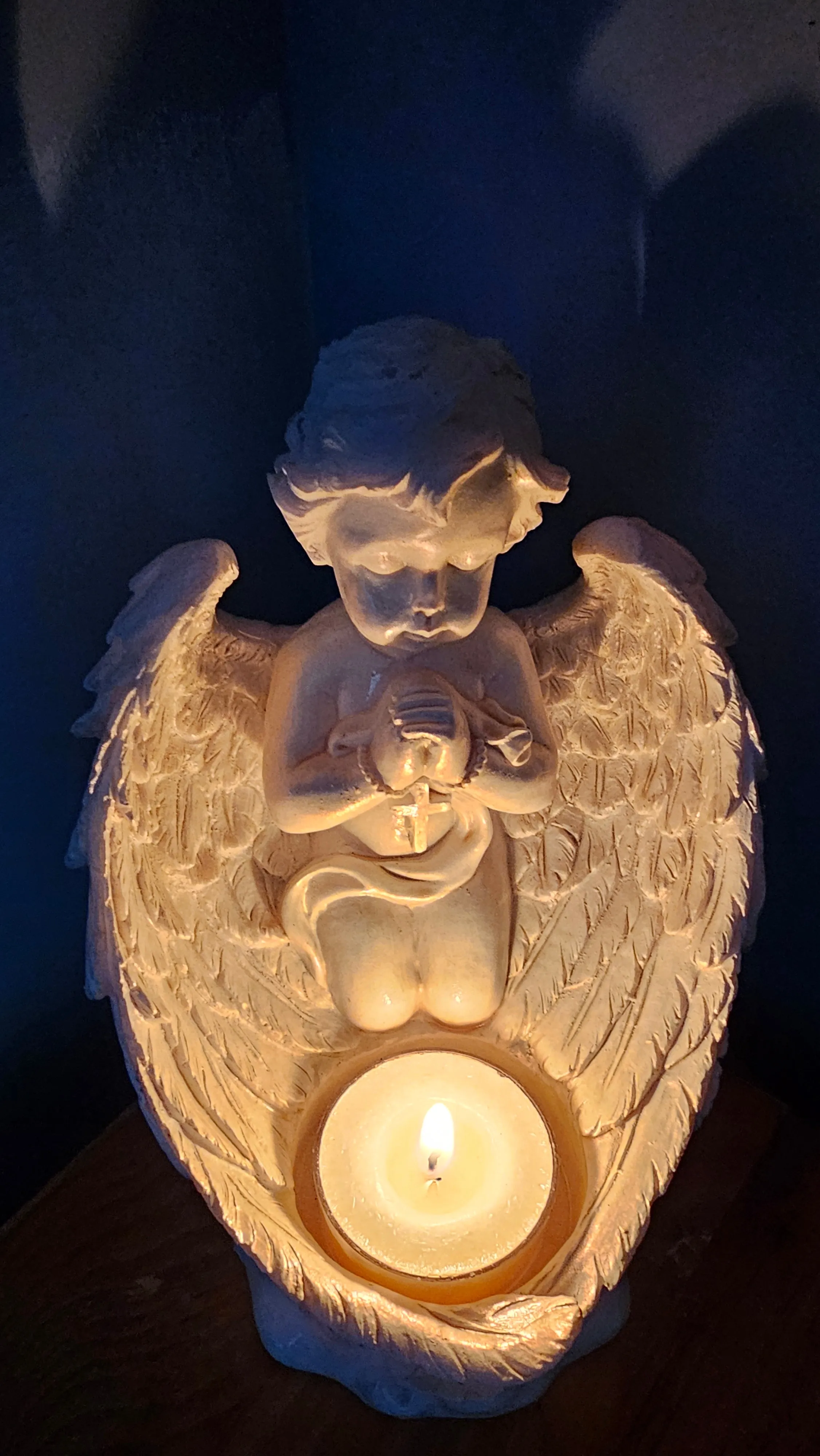ANGEL CANDLE HOLDERS