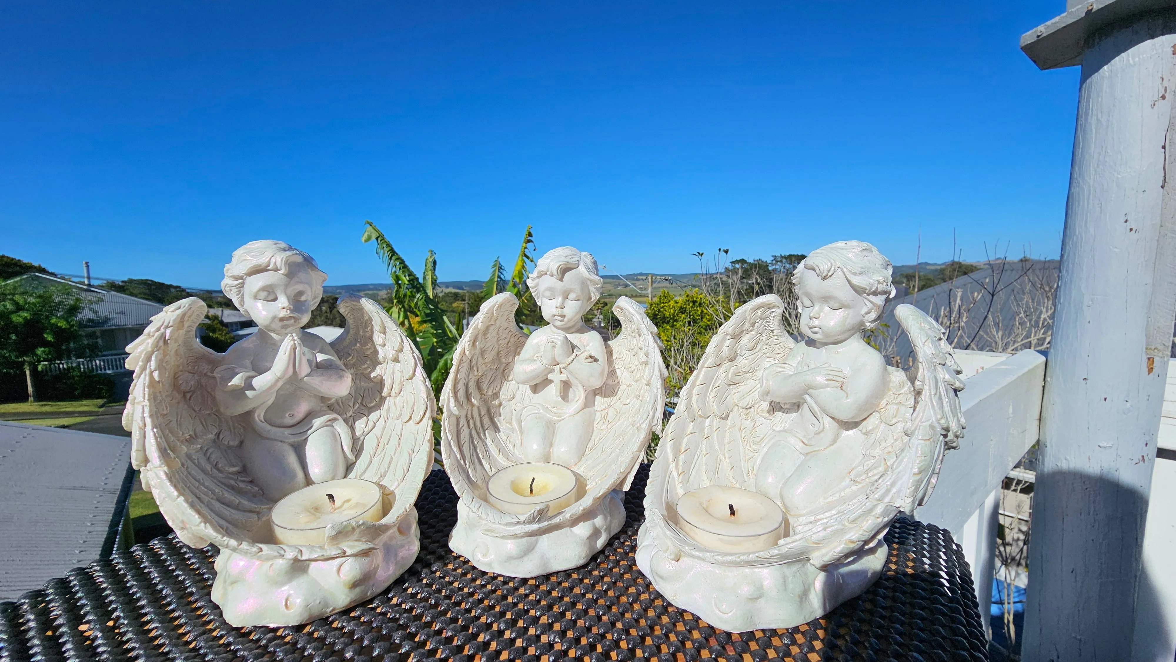 ANGEL CANDLE HOLDERS
