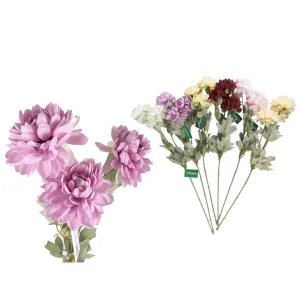Antheia Dahlia 3 Head, 80cm, 6 Asstd