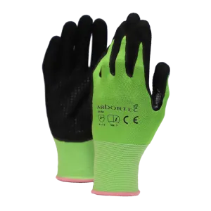 Arbortec AT150 Microfoam Nitrile Grip Climbing Gloves