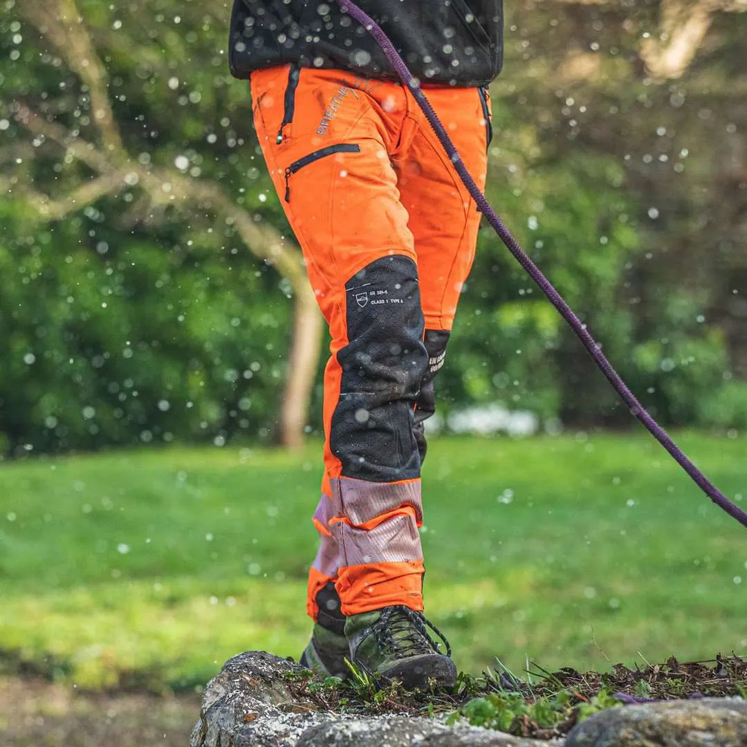 Arbortec Breatheflex Pro ATHV4060 Hi-Vis Chainsaw Trousers Type A Class 1 Tall