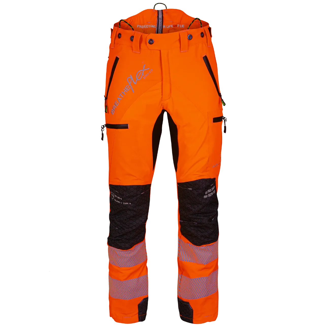 Arbortec Breatheflex Pro ATHV4070 Hi-Vis Chainsaw Trousers Type C Class 1