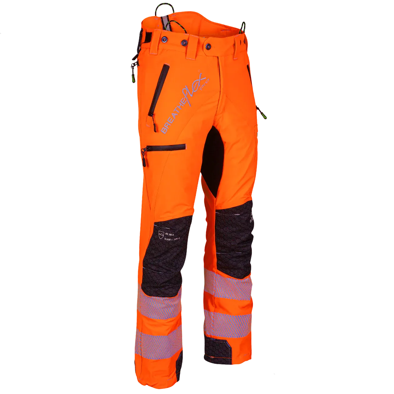 Arbortec Breatheflex Pro ATHV4070 Hi-Vis Chainsaw Trousers Type C Class 1