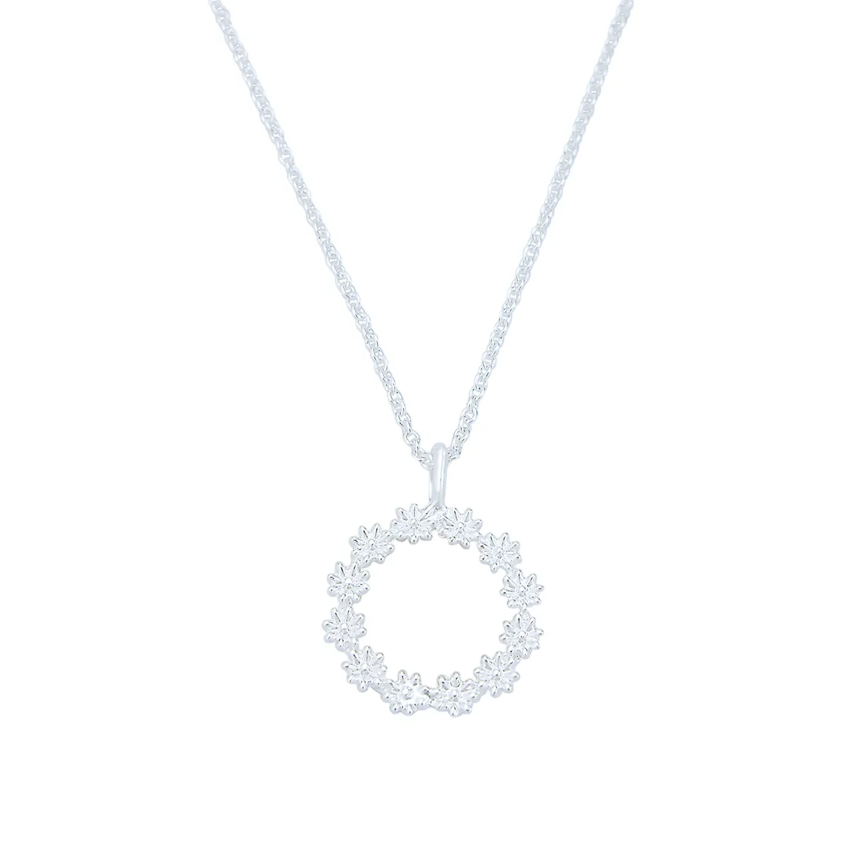 Ariadne Daisy Pendant Necklace | Sterling Silver