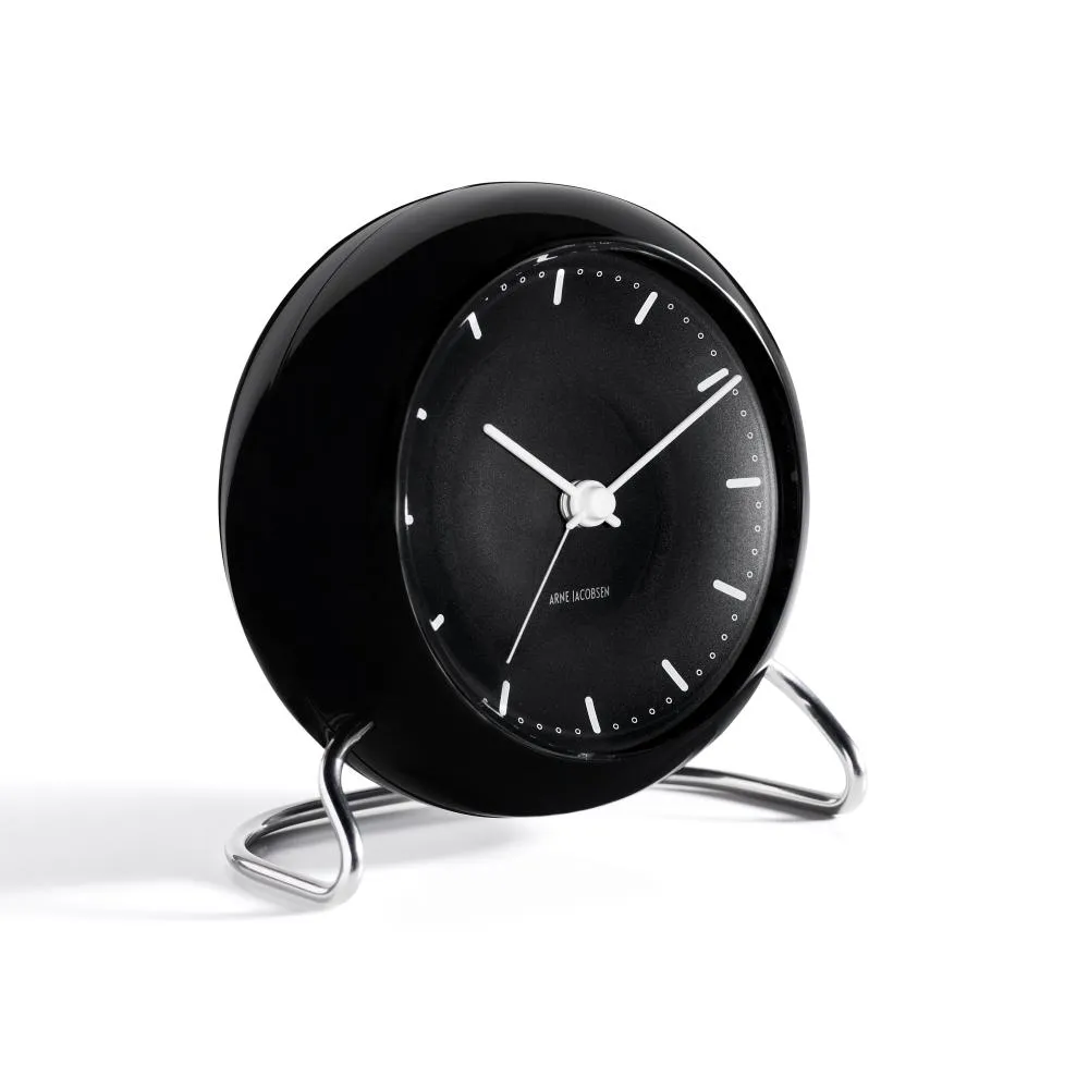 Arne Jacobsen City Hall Table Clock With Alarm
