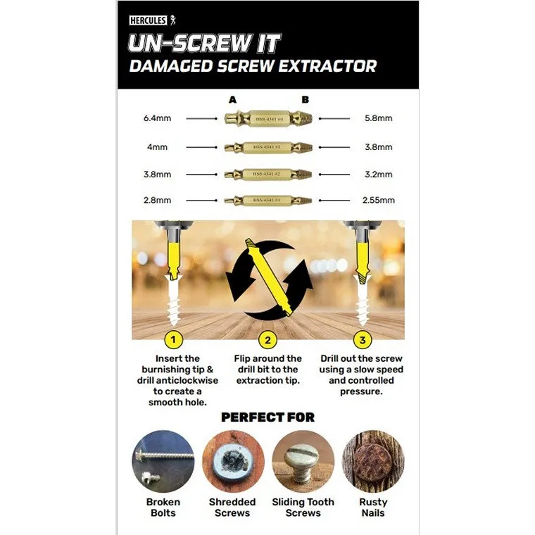 ASOTV Unscrew It, Damaged Screw Extractor