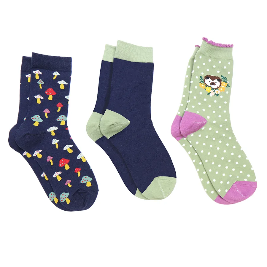 Autumn Sock Box | Set of 3