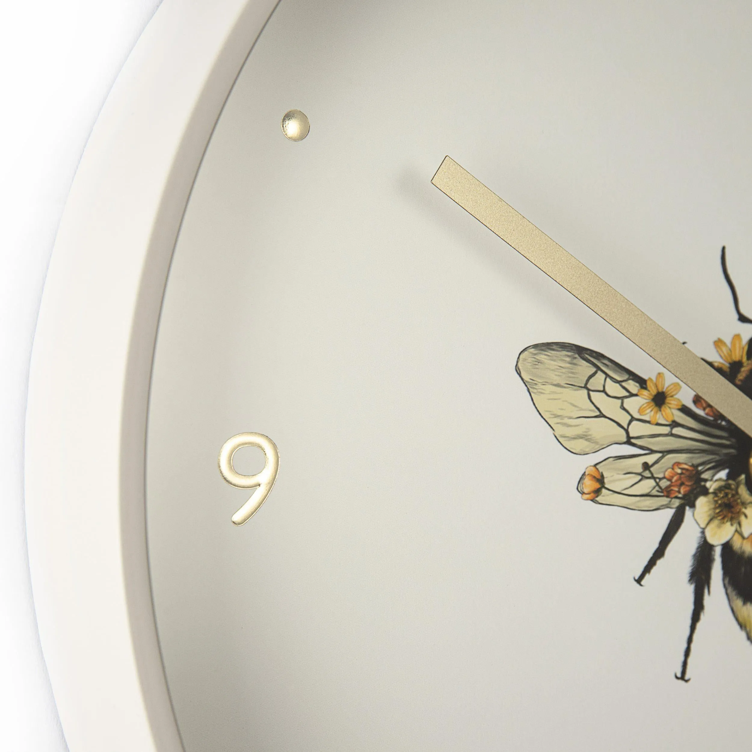 Bee In Bloom Wall Clock | 12''