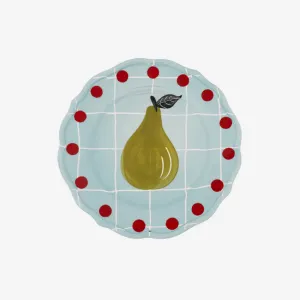 Bitossi Home | Quadri Fruit Plate - Azzurro