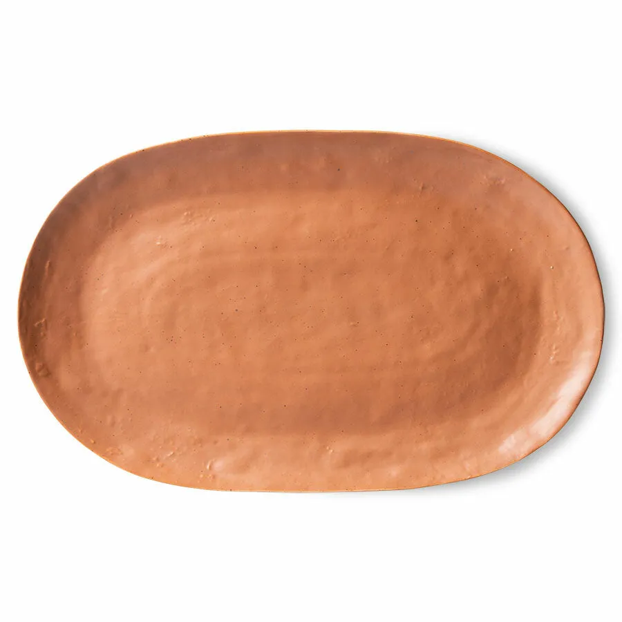 Bold & Basic Ceramics: Serving Tray Brown