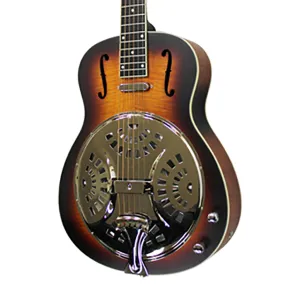 Bourbon Street - 1C-W Single Cone Wood Body Resonator - Sunburst