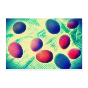 BUBBLE EGGS Poster 12x8