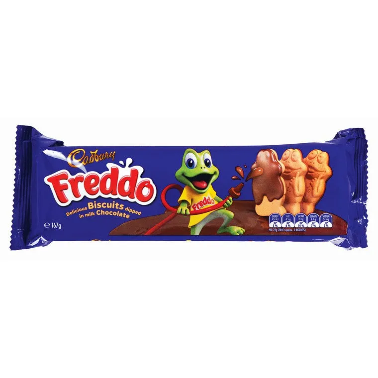 Cadbury Choc Freddo Biscuits, 167gm