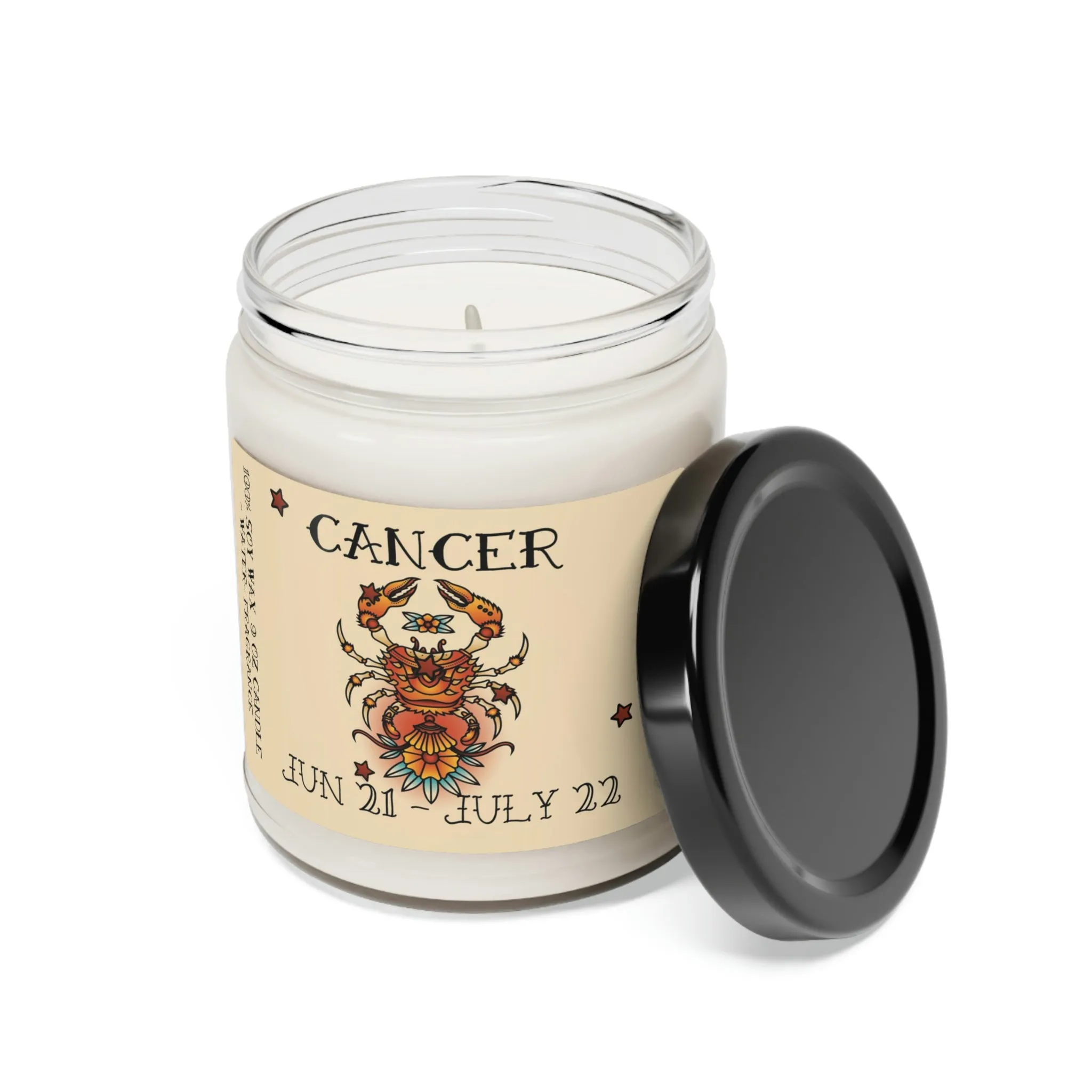 CANCER Zodiac Scented Soy Candle, 9oz