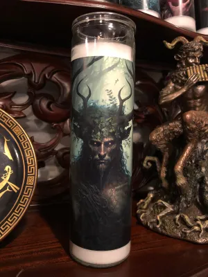 Cernunnos Devotional Candle