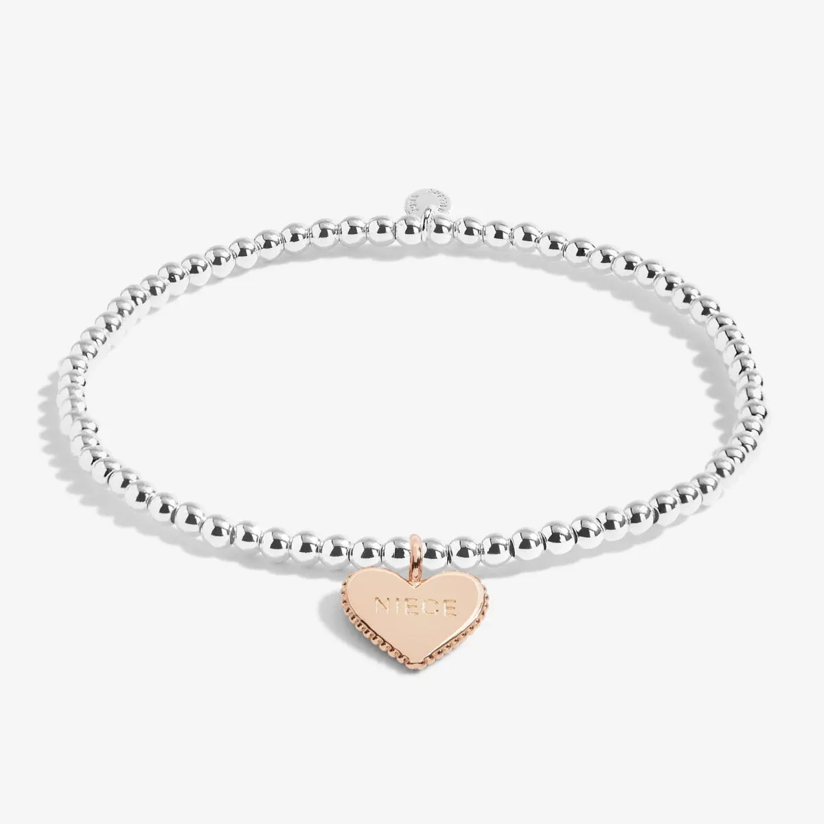Children's A Little 'Fabulous Niece' Bracelet | Silver & Rose Gold Plated
