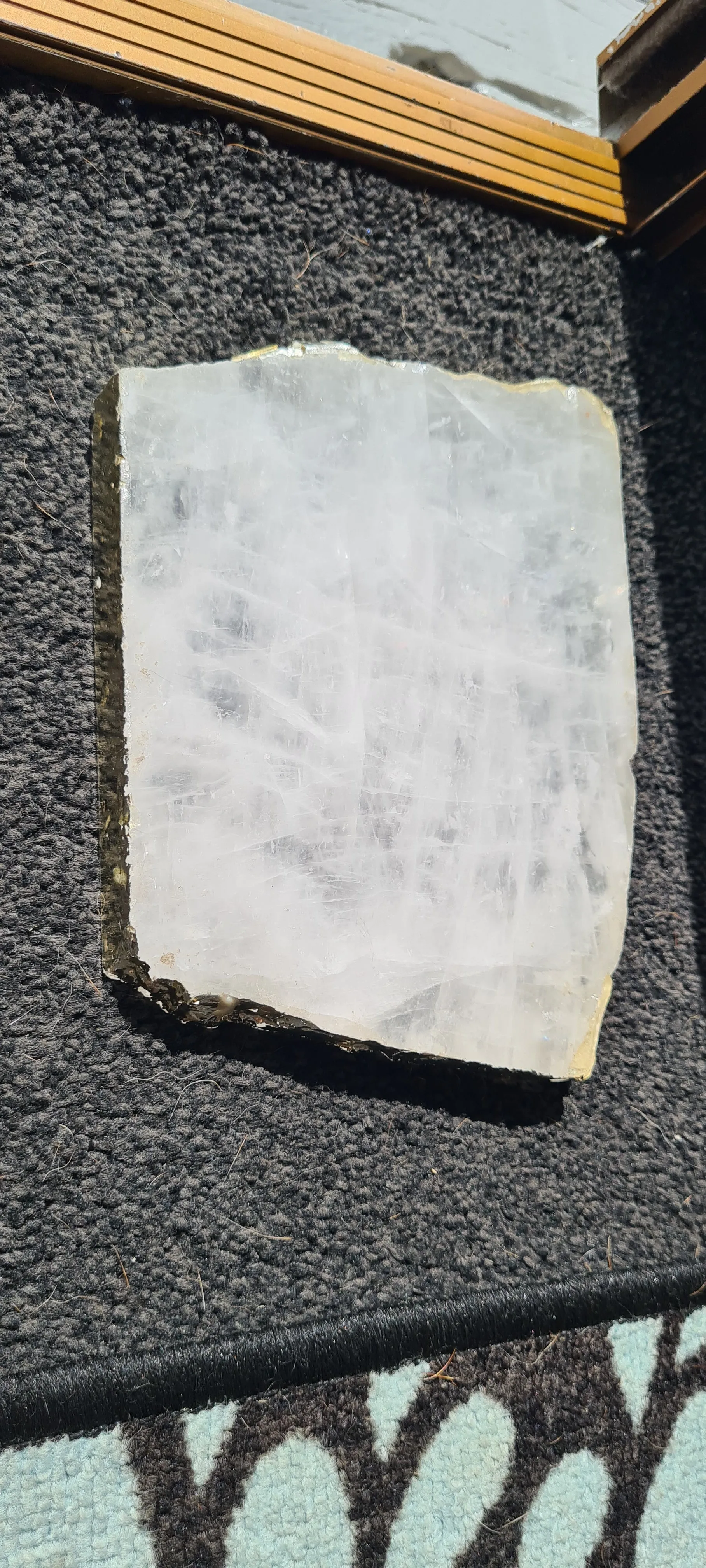 CLEAR QUARTZ CRYSTAL SLAB