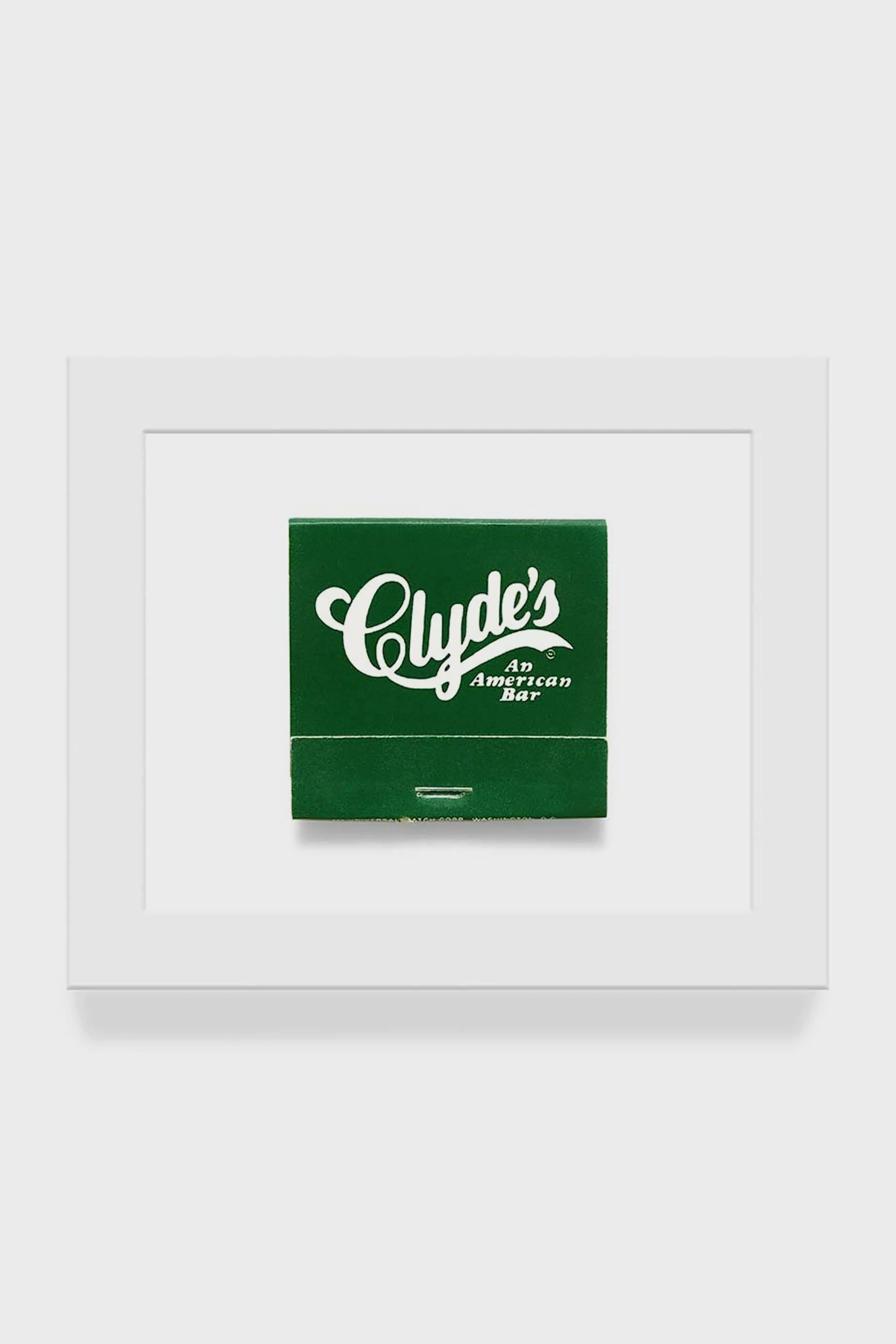 Clyde's (Georgetown) Matchbook Print