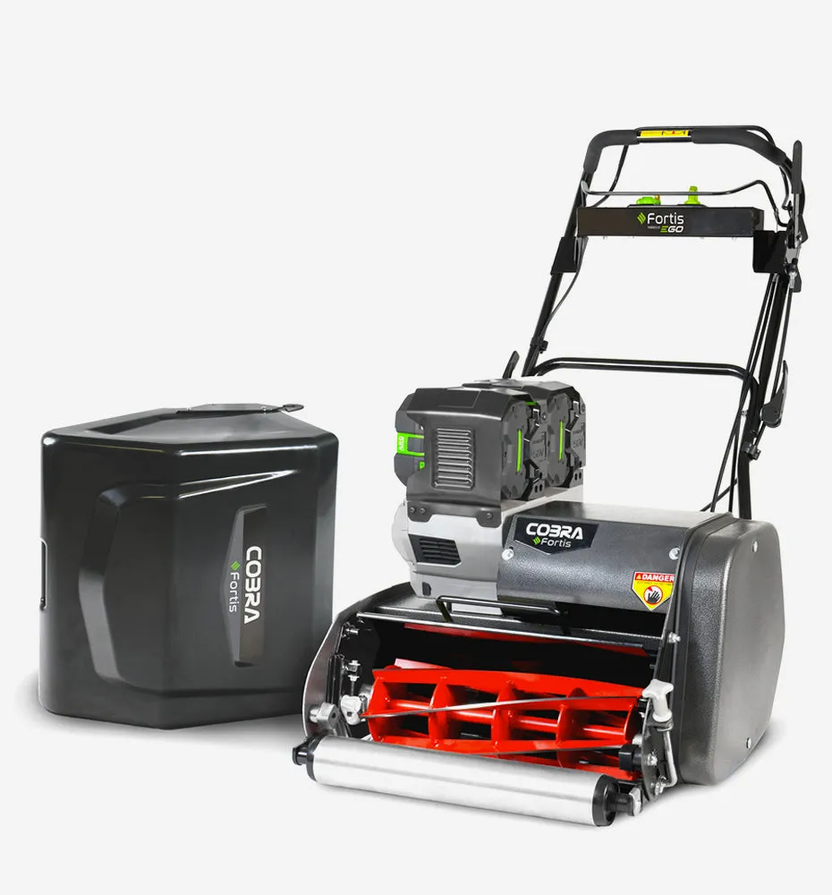 Cobra Fortis 17E Cordless Cylinder Mower 43cm