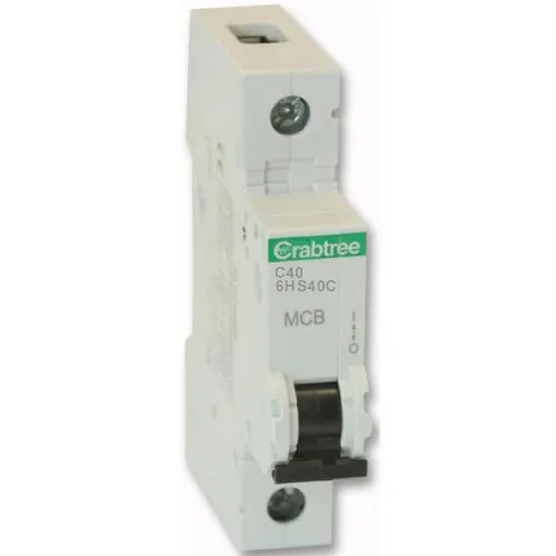 Crabtree 6HS40C 40A SP Type C MCB