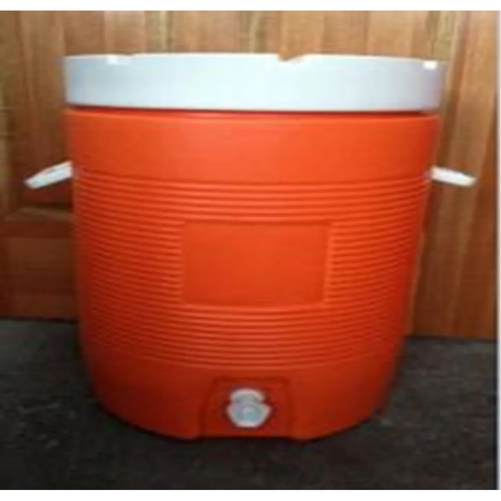 Creeper Cooler 9L with Bail Handle White/Blue