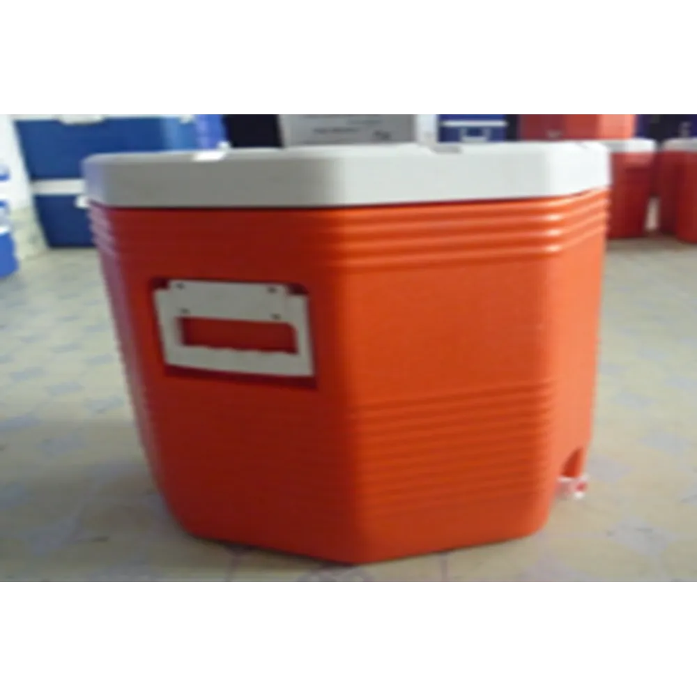 Creeper Cooler Hexagonal 40L with Handle Orange
