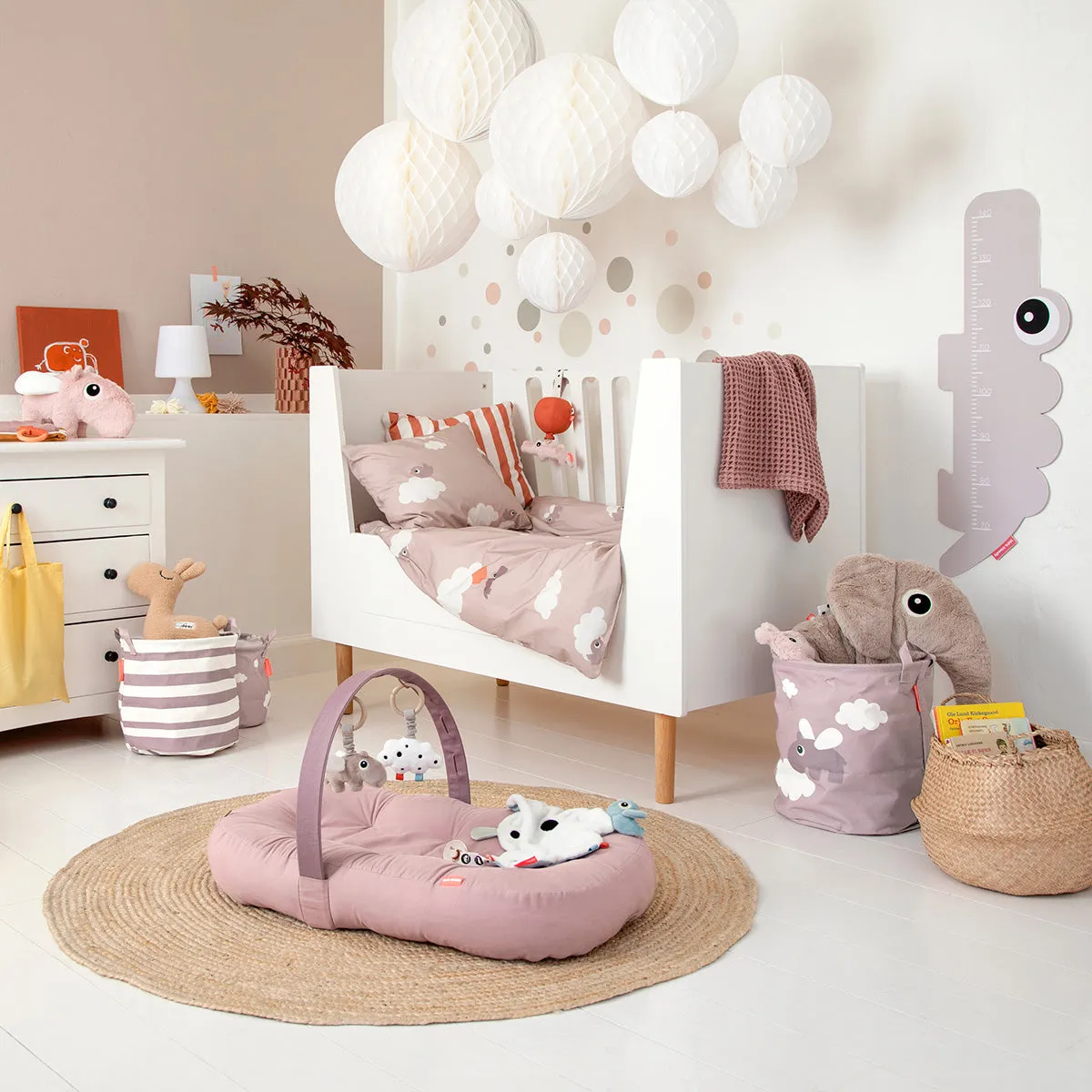 Croco Height Measurer | Powder Pink