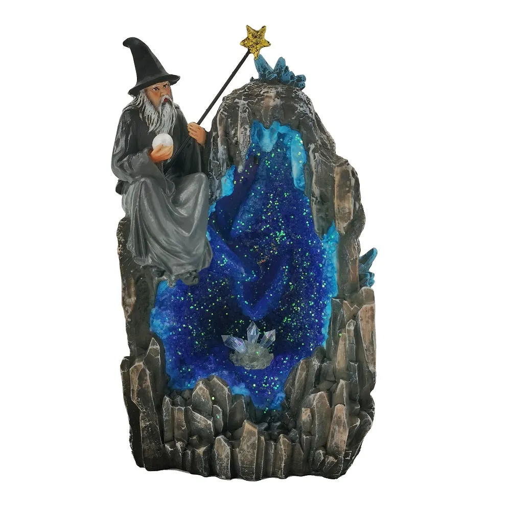 CRYSTAL WIZARD INCENSE CONE BURNER