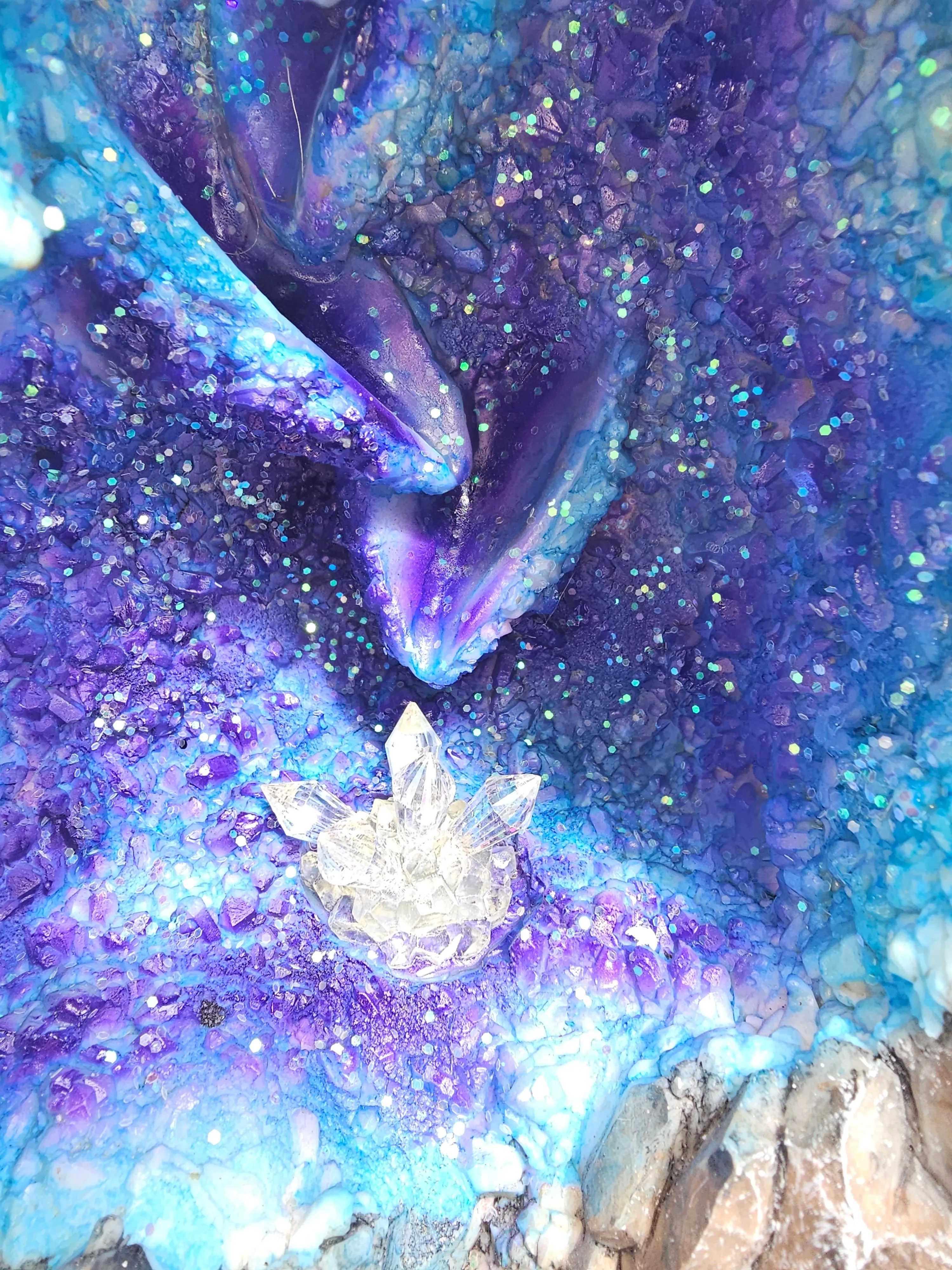 CRYSTAL WIZARD INCENSE CONE BURNER