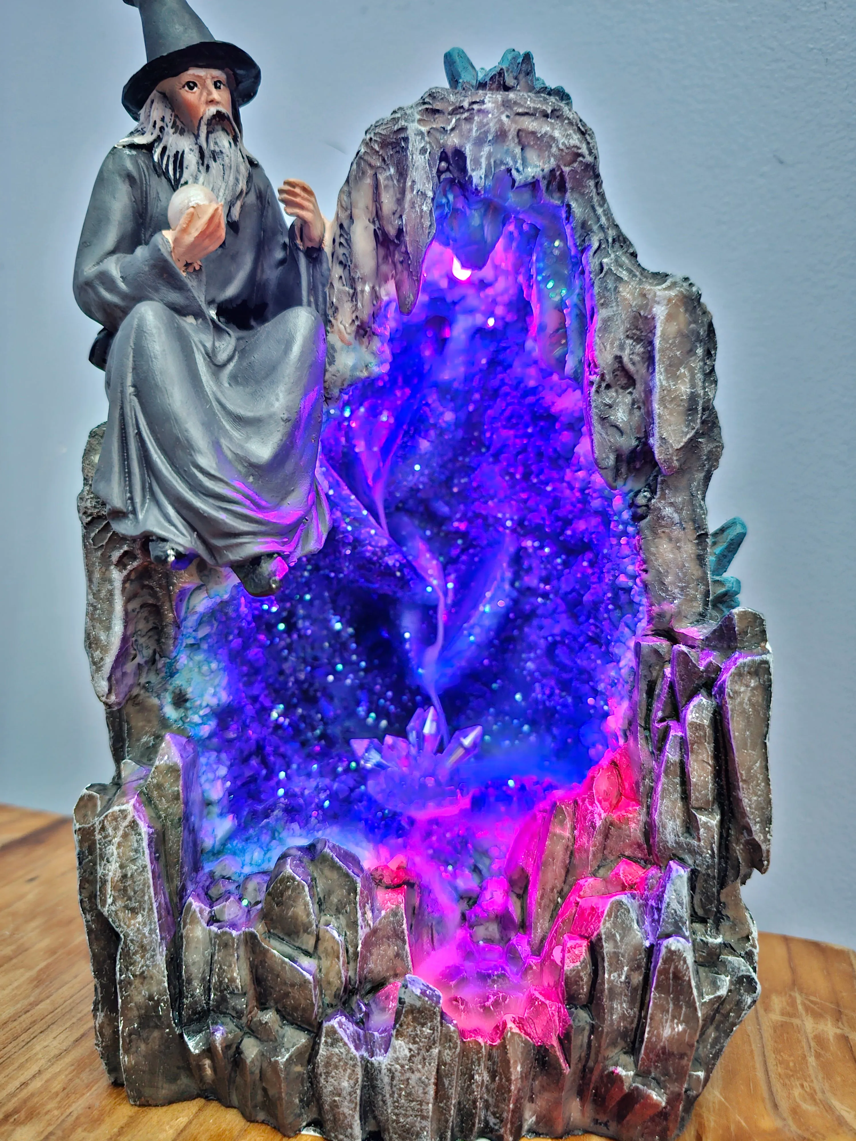 CRYSTAL WIZARD INCENSE CONE BURNER
