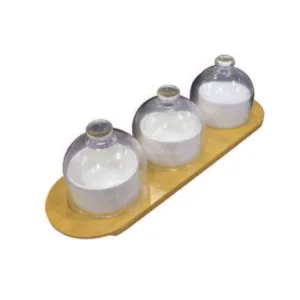 Dessert Bowl with Cover & Base 3pc