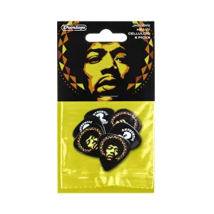 Dunlop Jimi Hendrix '69 Psych Series Aura Mandala Guitar Pick