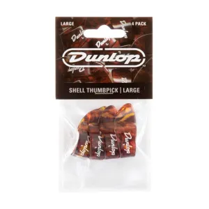 Dunlop JPTPLS - Large Thumb Picks Tortoise Shell Player Pack