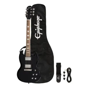 Epiphone Power Players SG Pack - Dark Matter Ebony
