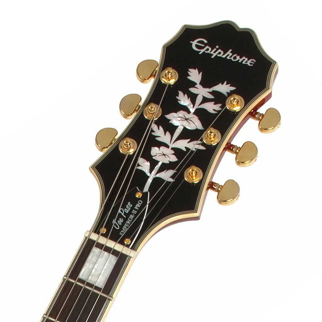 Epiphone "Joe Pass" EMPEROR-II PRO Wine Red