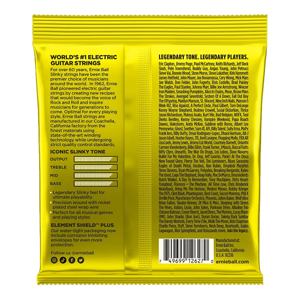 Ernie Ball Beefy Slinky Nickel Wound Electric Guitar Strings, 11-54 Gauge