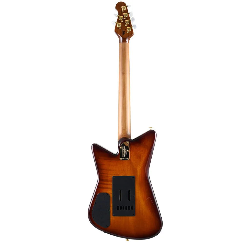 Ernie Ball Music Man - Mariposa Electric Guitar - Sahara Sunset Gold Hardware
